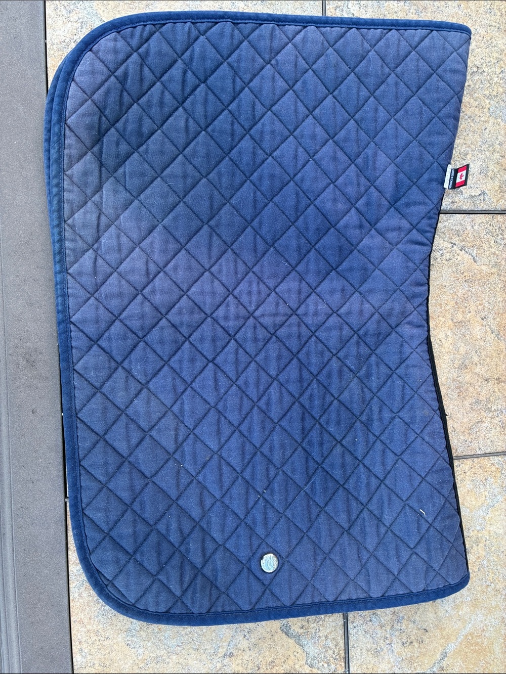 Navy Quilted Jumper Ogilvy Saddle Pad